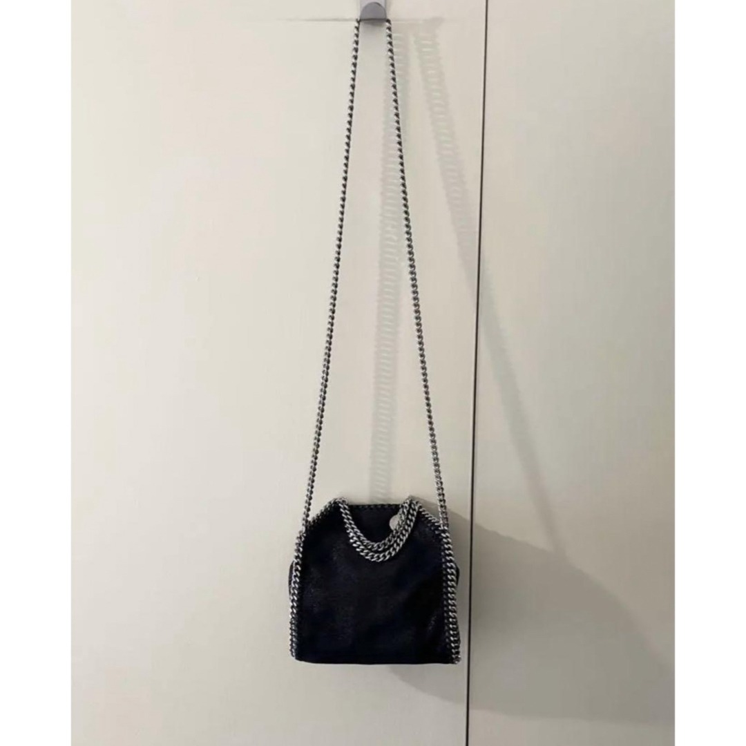 Stella McCartney(ステラマッカートニー)のステラマッカートニー ブラック ファラベラ スモールバッグ レディースのバッグ(ショルダーバッグ)の商品写真