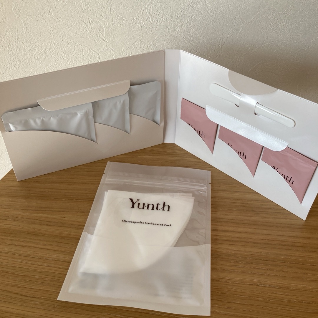 Yunth(ユンス)のYunth (ユンス) マイクロカプセル炭酸パック 3回分  コスメ/美容のスキンケア/基礎化粧品(パック/フェイスマスク)の商品写真