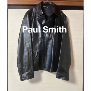 古着屋BLUESレザージャケット Paul Smith ポールスミス 本革 メンズ X6753