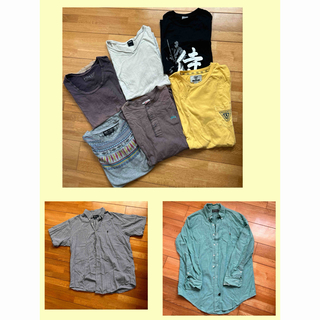 シップス(SHIPS)のmen's 8枚　半袖・シャツ2枚(Tシャツ/カットソー(半袖/袖なし))