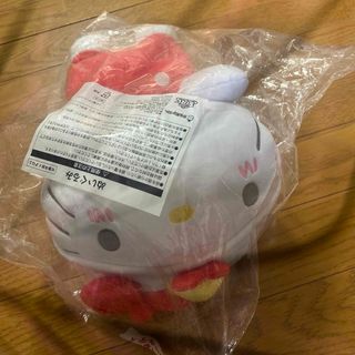 ハローキティ(ハローキティ)のサンリオくじ　からあげクンコラボ　ぬいぐるみハローキティとひざかけ(ぬいぐるみ)