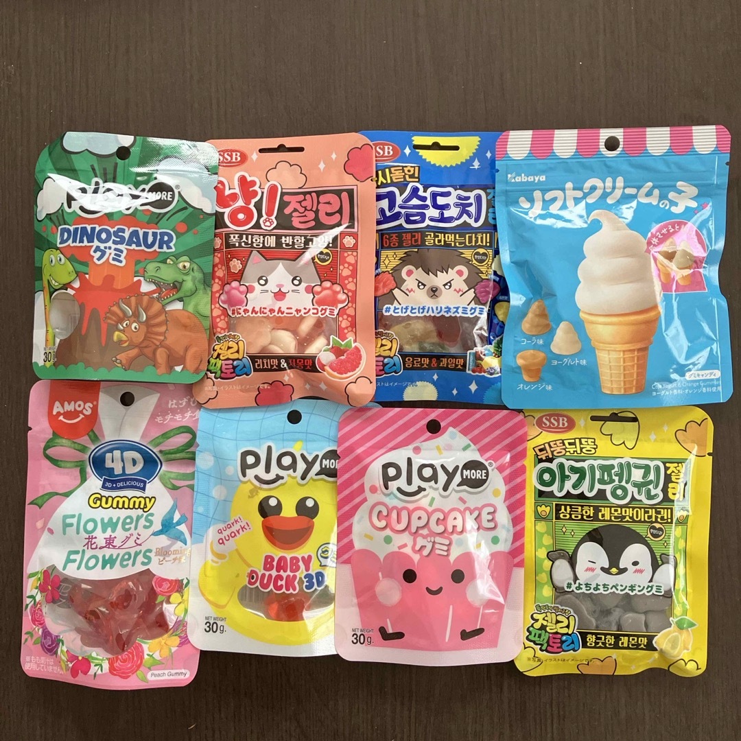 カンロ(カンロ)のカンロ(アモス) 4Dグミ  他　合計8袋 食品/飲料/酒の食品(菓子/デザート)の商品写真