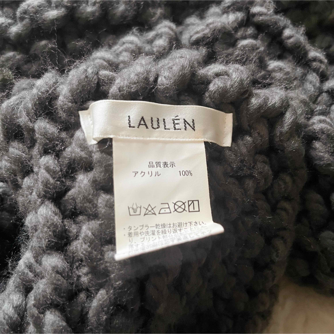 TODAYFUL(トゥデイフル)のLAULEN ローレン GARTER KNIT MUFFULER ニットマフラー レディースのファッション小物(マフラー/ショール)の商品写真