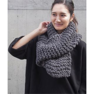 トゥデイフル(TODAYFUL)のLAULEN ローレン GARTER KNIT MUFFULER ニットマフラー(マフラー/ショール)