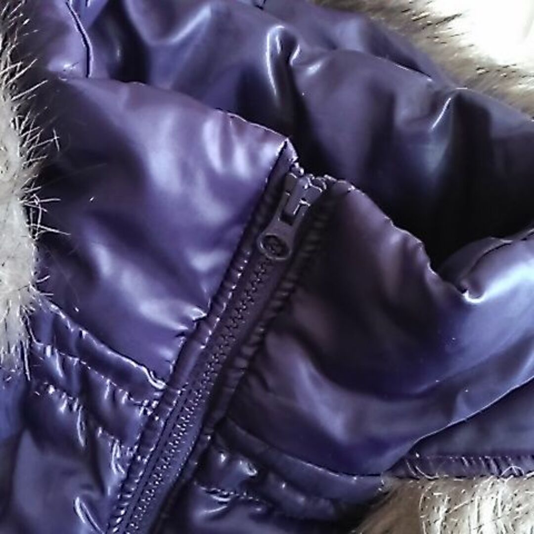しまむら(シマムラ)の[中古] ダウンジャケット ファー＆フード付き Ｍサイズ レディースのジャケット/アウター(ダウンジャケット)の商品写真