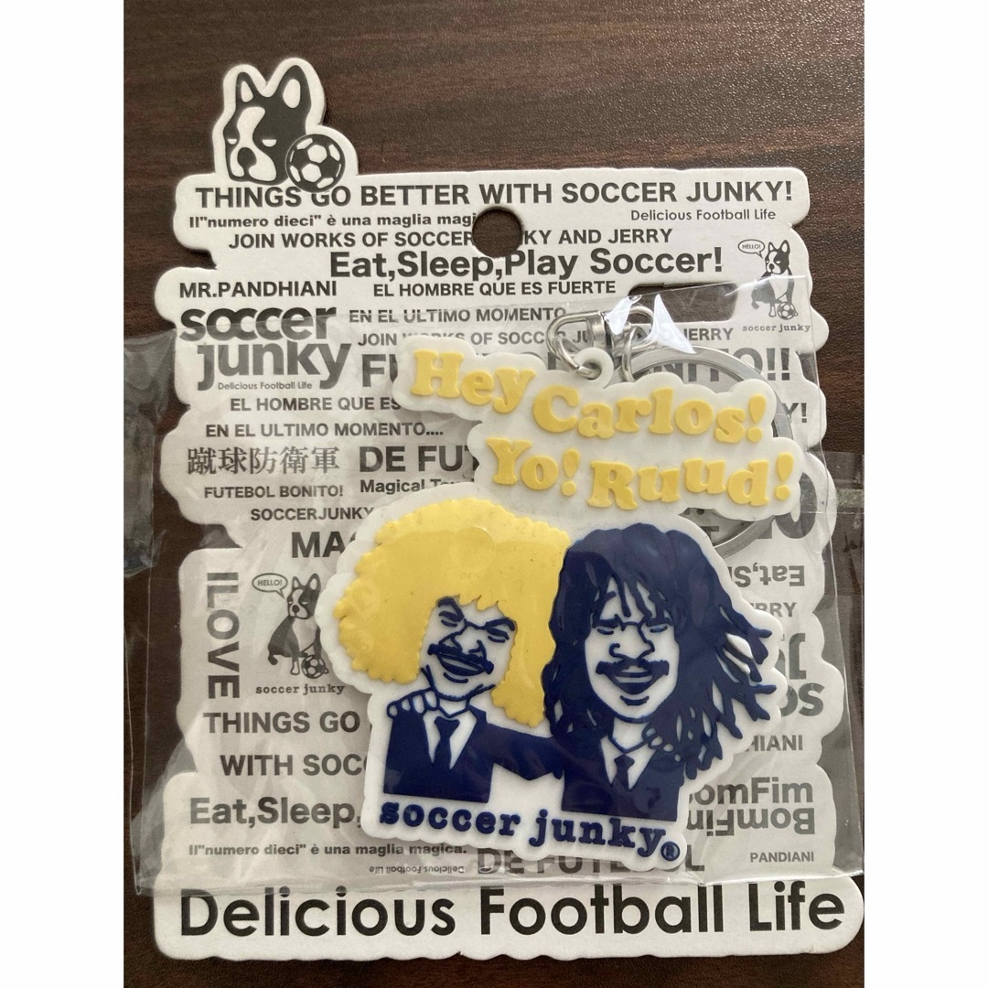 soccer junky(サッカージャンキー)のsoccer junky キーホルダー　4つ スポーツ/アウトドアのサッカー/フットサル(記念品/関連グッズ)の商品写真