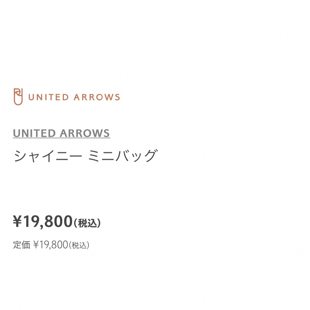 UNITED ARROWS(ユナイテッドアローズ)のUNITED  ARROWS  バック レディースのバッグ(ハンドバッグ)の商品写真