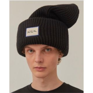 マルタンマルジェラ(Maison Martin Margiela)のADER error アーダーエラー  Crumple Beanie ビーニー(ニット帽/ビーニー)