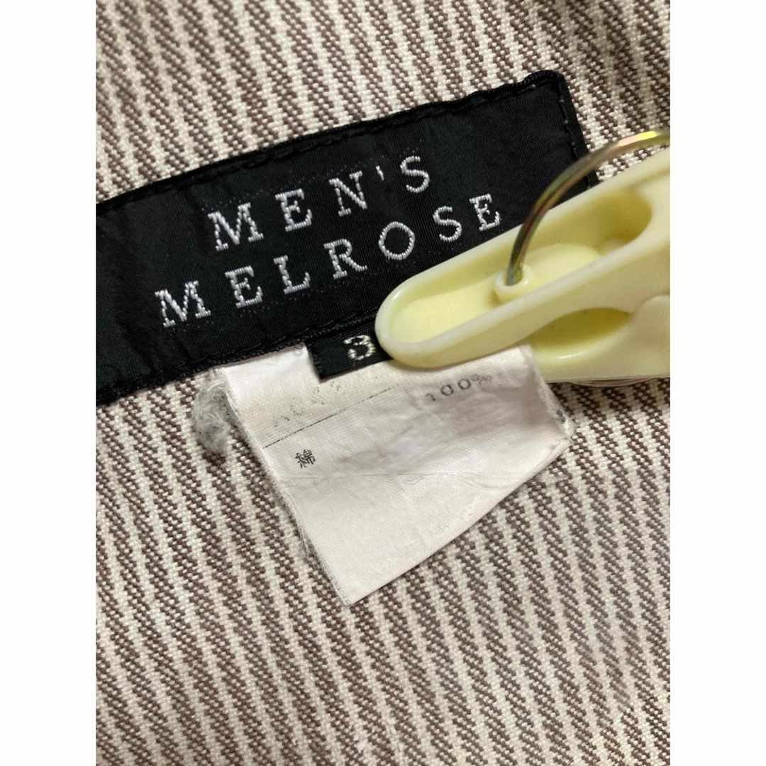 MENS MELROSEの綿100%のジャケット　Ｌ メンズのジャケット/アウター(テーラードジャケット)の商品写真