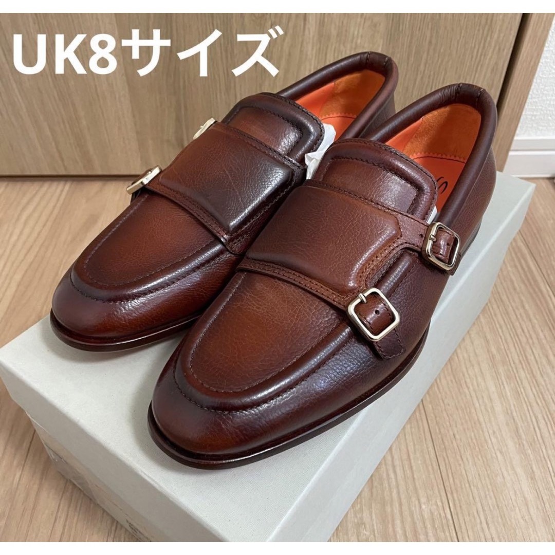 新品 サントーニ ドレスシューズ UK8サイズ靴/シューズ