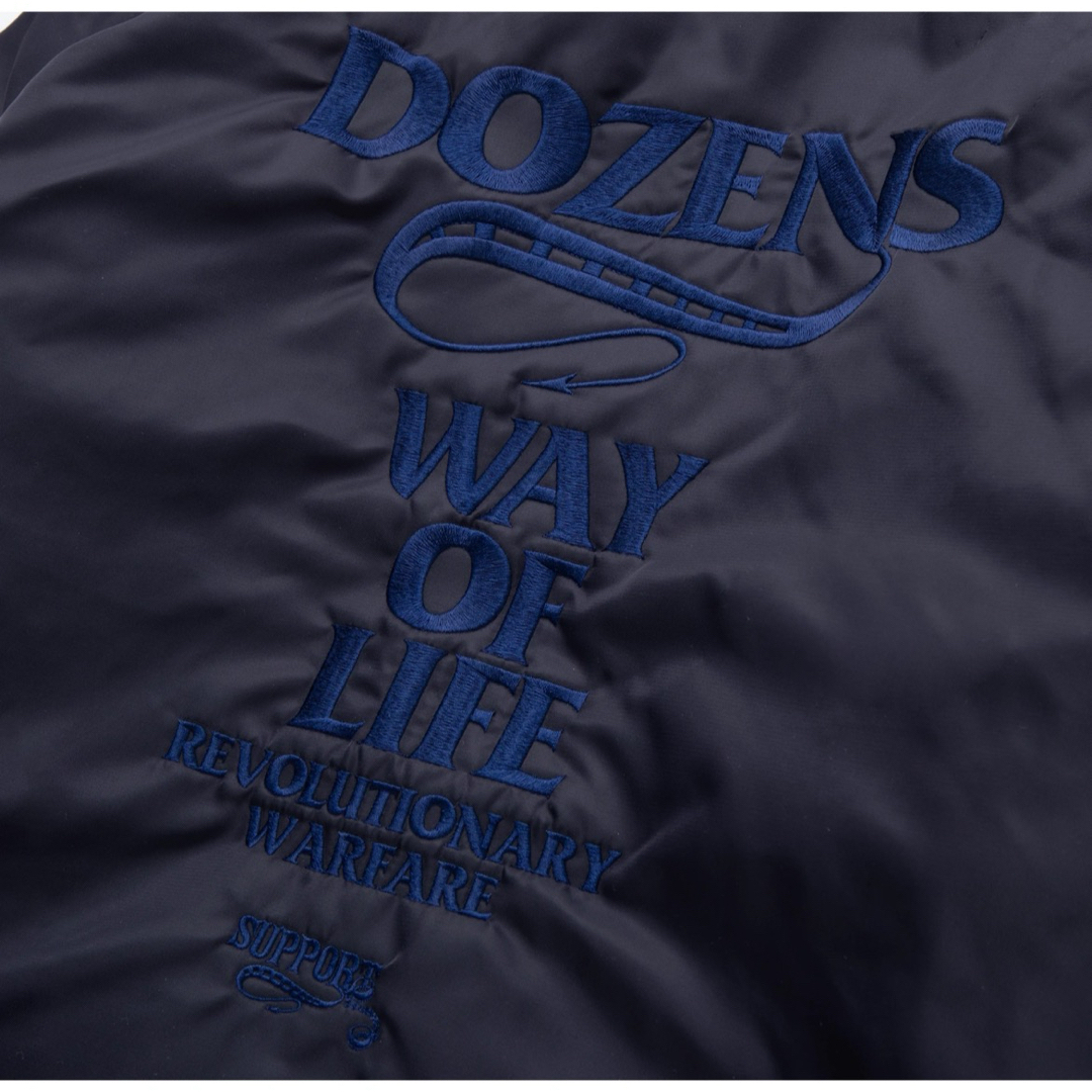 プチプラ ラッツ RATS ボアコーチジャケット WAY OF LIFE NAVY L