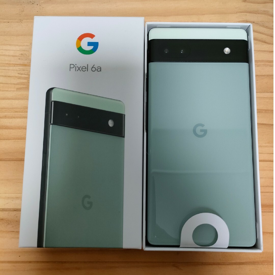 SIMフリーセンサーGoogle Pixel6a グーグル ピクセル 6a SIMフリー セージ 緑