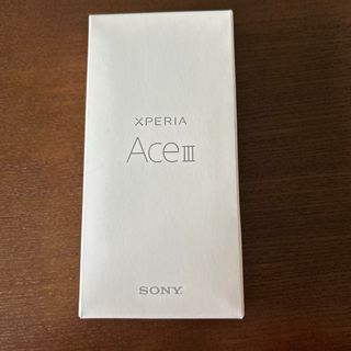 ソニー(SONY)のXperia ace3 本体　1台(スマートフォン本体)