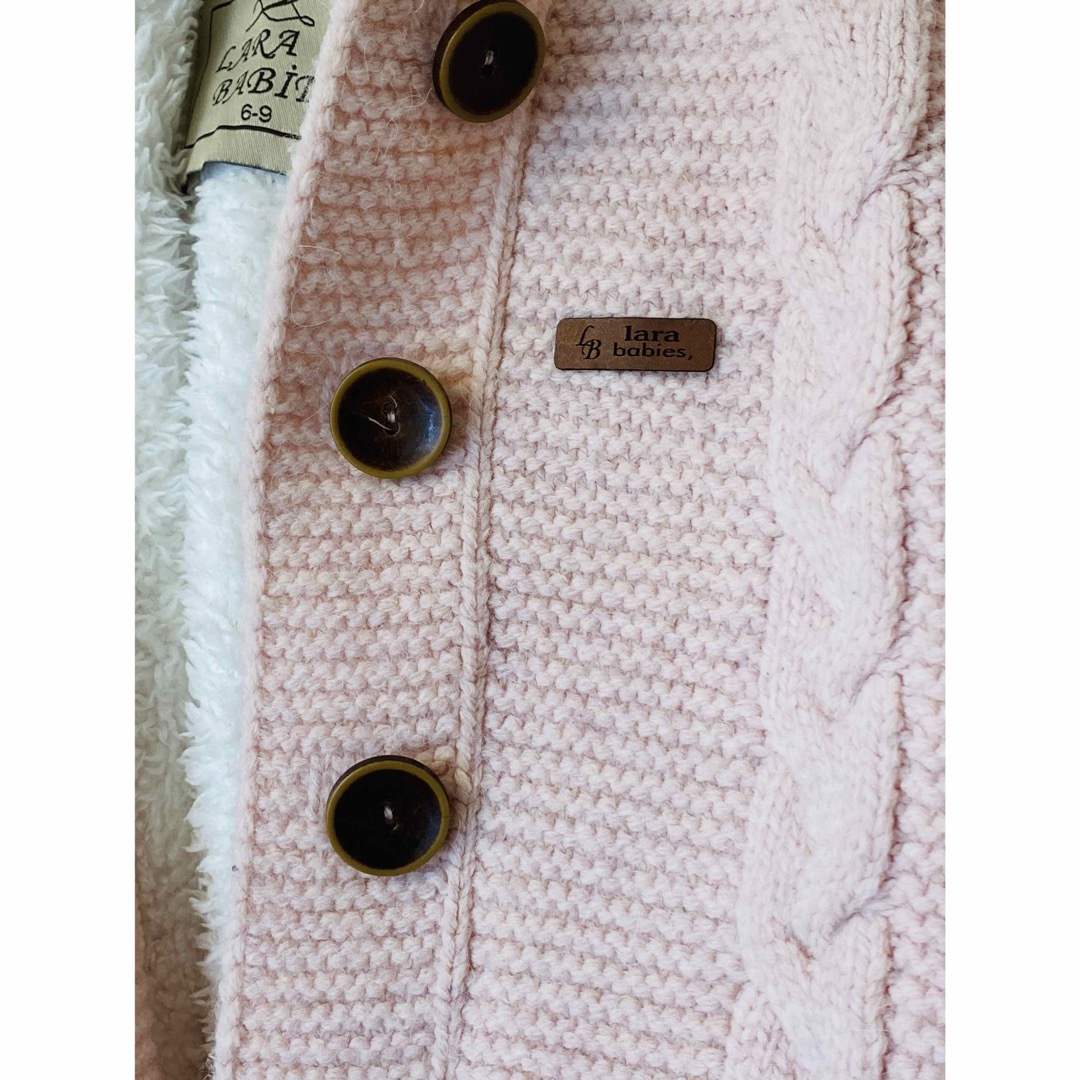 ロンパース　ニット　冬　うさぎロンパース　高級　可愛い キッズ/ベビー/マタニティのベビー服(~85cm)(ロンパース)の商品写真