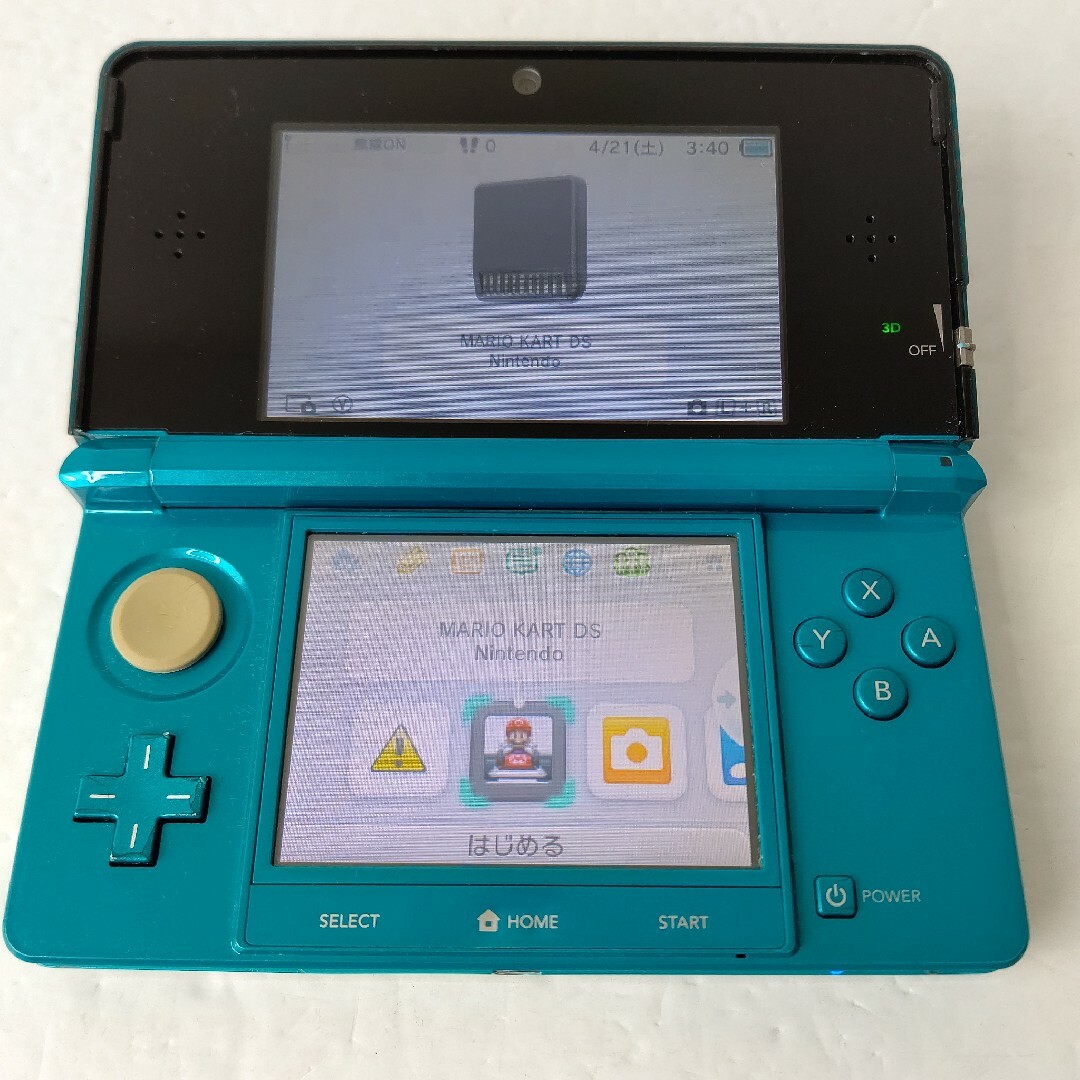 ニンテンドー3DS - Nintendo ニンテンドー3DS アクアブルー 美品