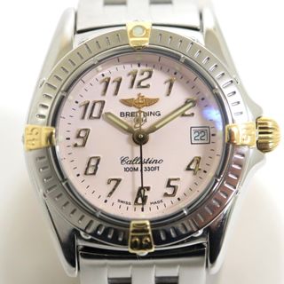 ブライトリング(BREITLING)の【BREITLING】ブライトリング 腕時計 カリスティーノ クォーツ SS ピンク B52345/ok03930kw(腕時計)