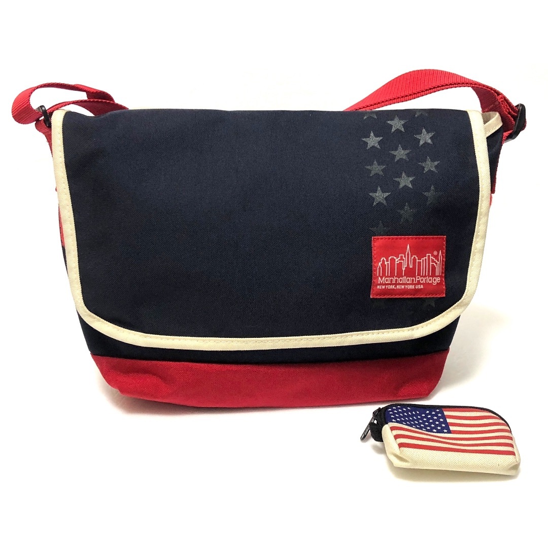 Manhattan Portage - マンハッタンポーテージ メッセンジャーバッグ　星柄　限定 2312224 美品