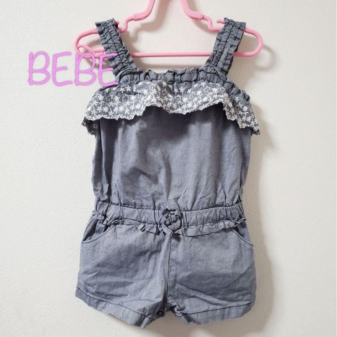 BeBe(ベベ)の【90】ベベ　サロペット　オールインワン キッズ/ベビー/マタニティのキッズ服女の子用(90cm~)(パンツ/スパッツ)の商品写真