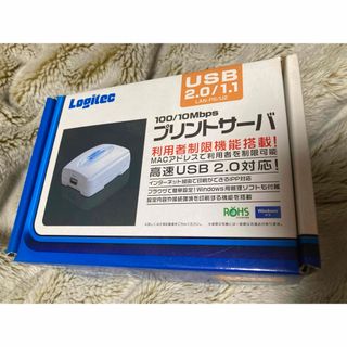 Logitec 有線プリントサーバ LAN-PS/U2(PC周辺機器)