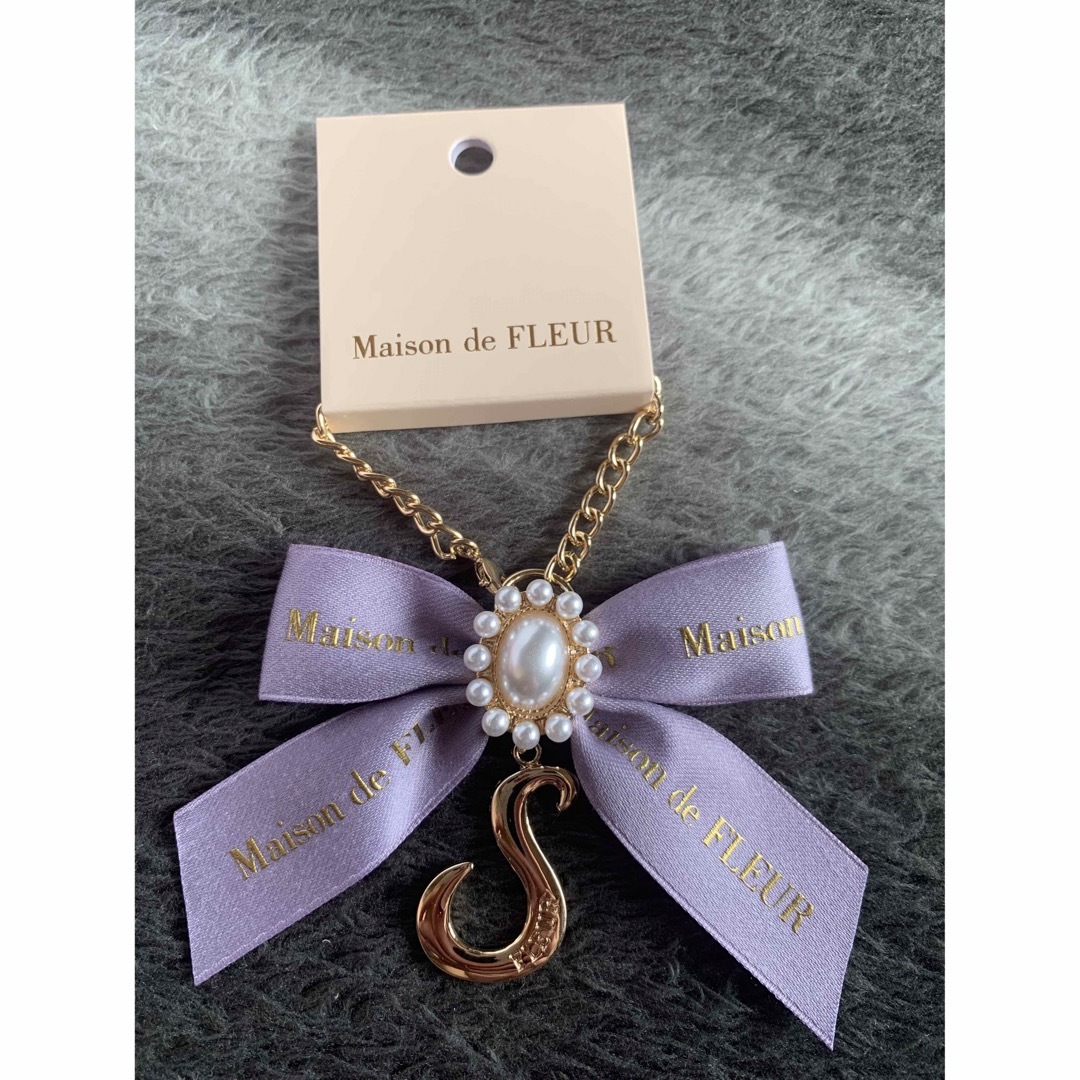 Maison de FLEUR リボンチャーム メゾンドフルール バッグチャーム