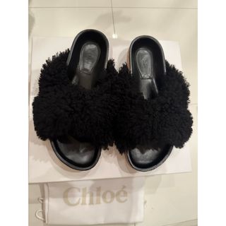 レディース【期間限定最終価格】美品♥　Chloe　カミーユ ウェッジサンダル　35