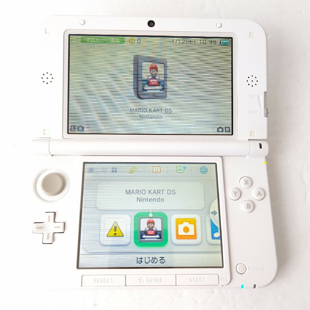 Nintendo　ニンテンドー3DSLL ホワイト　画面極美品　任天堂ゲーム機