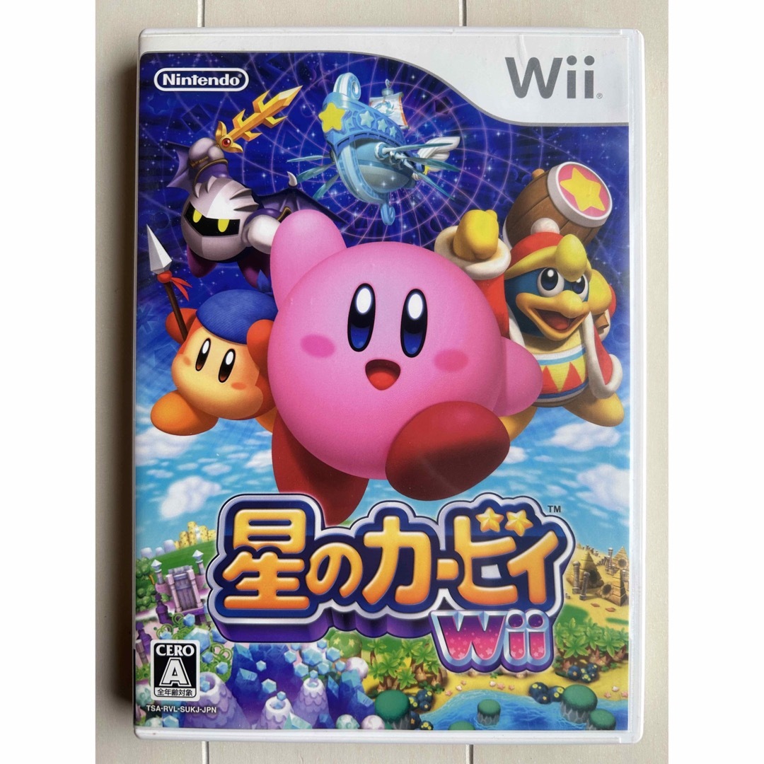 Wii 星のカービィ ジャンク品 エンタメ/ホビーのゲームソフト/ゲーム機本体(家庭用ゲームソフト)の商品写真