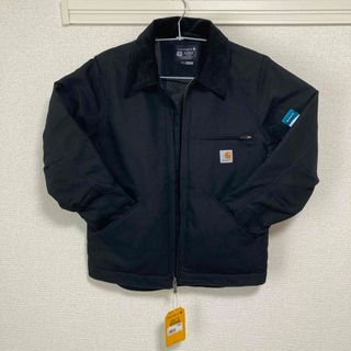 カーハート(carhartt)の【新品未使用】carhartt デトロイトジャケット(ブラックSsize)(カバーオール)