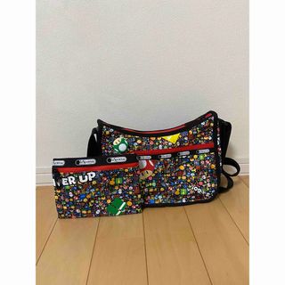 レスポートサック(LeSportsac)のレスポートサック  Nintendo  マリオ  ショルダーバッグ　ポーチ(ショルダーバッグ)