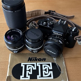 ニコン(Nikon)のNikon FE フィルムカメラ レンズ4本セット(フィルムカメラ)