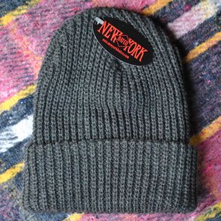 ニューヨークハット(NEW YORK HAT)のニューヨークハット NEW YORK HAT 米国製ニットキャップ【チャコール】(ニット帽/ビーニー)