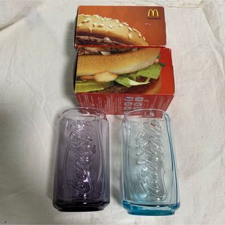 マクドナルド(マクドナルド)のマクドナルド　40th コカコーラコラボ　グラス 2色セット(ノベルティグッズ)