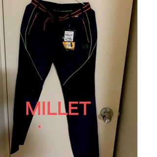 ミレー(MILLET)の新品　未使用　MILLET トレッキング　アウトドア　パンツ　73 パープル系(登山用品)