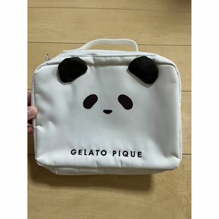 ジェラートピケ(gelato pique)のジェラート ピケ gelato pique パンダおむつポーチ ホワイト 新品(ポーチ)