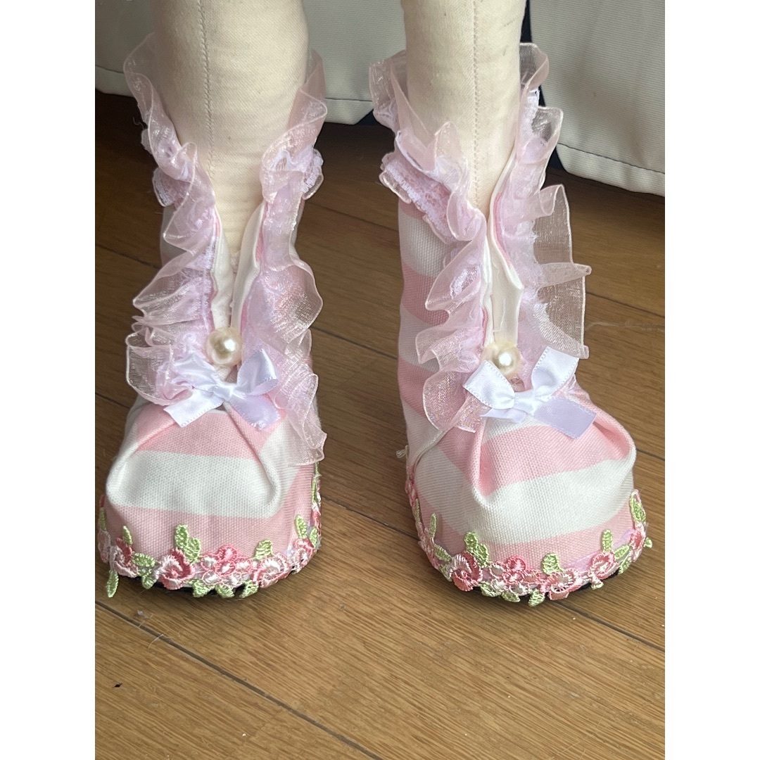 ハンドメイド 着物風 人形 女の子 ピンク ハンドメイドのぬいぐるみ/人形(人形)の商品写真