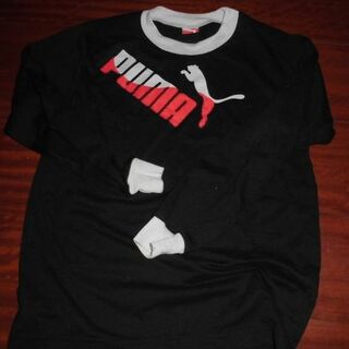 プーマ(PUMA)のPUMA プーマ 長袖カットソー 長袖Tシャツ 黒 140(Tシャツ/カットソー)
