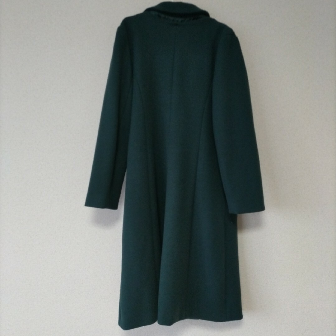 2wayロングコート　モスグリーン レディースのジャケット/アウター(ロングコート)の商品写真