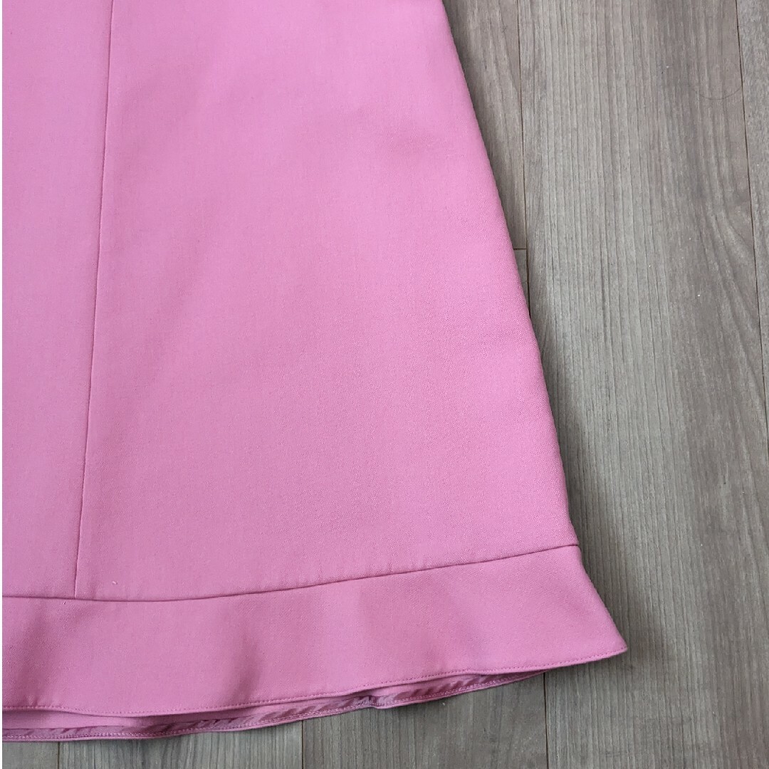 新品 レッドヴァレンティノ ピンク 裾フリル ペプラム スカート