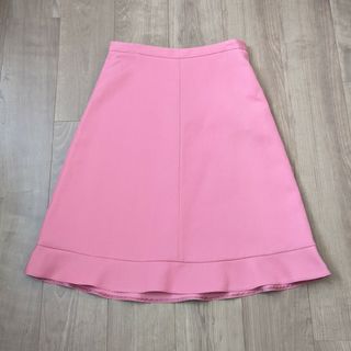 新品 レッドヴァレンティノ ピンク 裾フリル ペプラム スカート