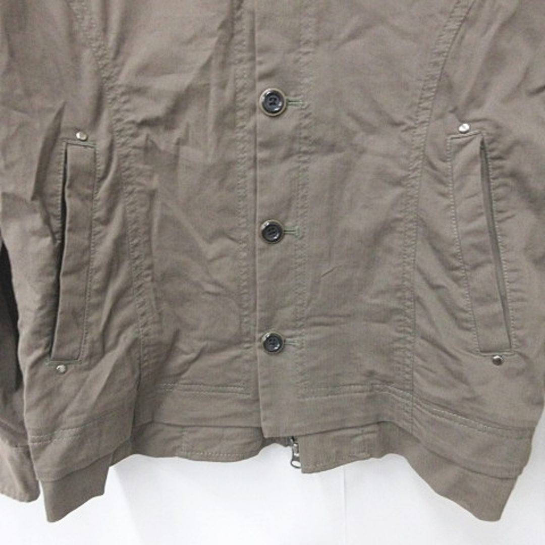 TAKA-Q(タカキュー)のタカQ MALE&CO ジャケット ブルゾン シャツカラー カーキ 緑 M メンズのジャケット/アウター(ブルゾン)の商品写真