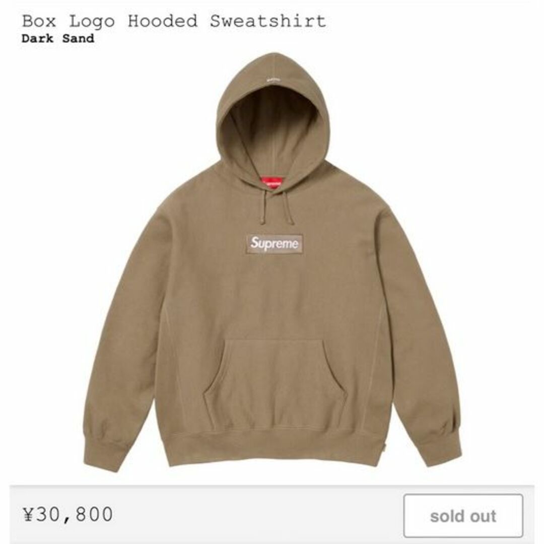 Supreme(シュプリーム)のSupreme Box Logo Hooded Sweatshirt M メンズのトップス(パーカー)の商品写真