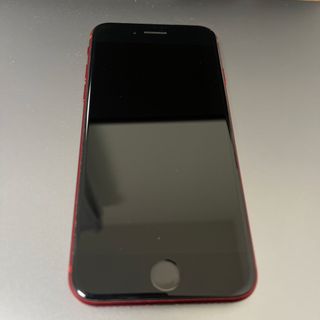 アイフォーン(iPhone)のau iPhone8 64g Red 極美品　本体(スマートフォン本体)