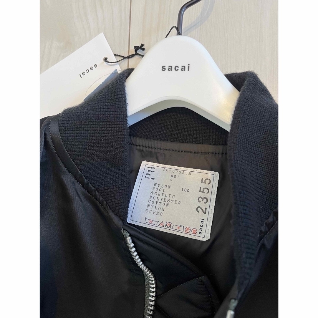 sacai(サカイ)のsacai ボア ドッキング MA-1 メンズのジャケット/アウター(その他)の商品写真