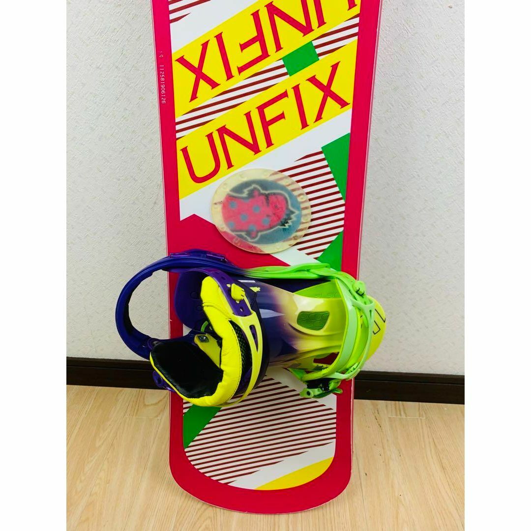 MIZUNO(ミズノ)のYONEX UNFIX  スノーボード 板　126cm　ビンディング　セット スポーツ/アウトドアのスノーボード(ボード)の商品写真