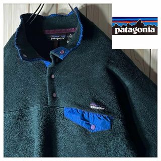 パタゴニア(patagonia)の【雪なし ジャマイカ製 M 90s】パタゴニア フリース シンチラ スナップT(その他)