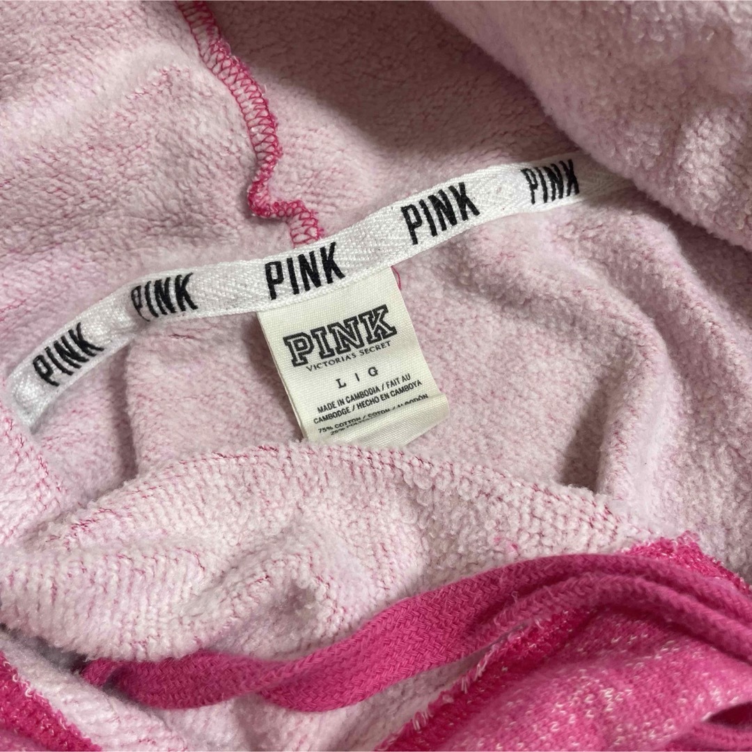 Victoria's Secret(ヴィクトリアズシークレット)のヴィクトリアシークレット PINK パーカー Lサイズ レディースのトップス(パーカー)の商品写真