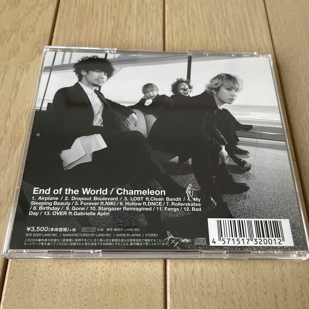 end of the world  Chameleon エンタメ/ホビーのCD(ポップス/ロック(邦楽))の商品写真