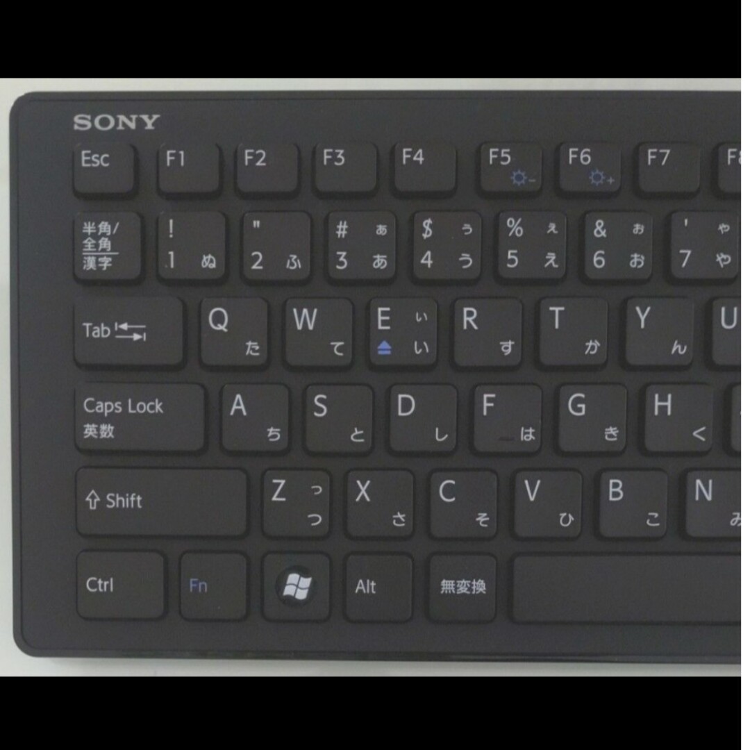 VAIO(バイオ)のSONY ソニー VGP-WKB10 ワイヤレスキーボード スマホ/家電/カメラのPC/タブレット(PC周辺機器)の商品写真