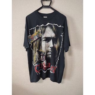 古着 90s Kurt Cobain NIRVANA(Tシャツ/カットソー(半袖/袖なし))