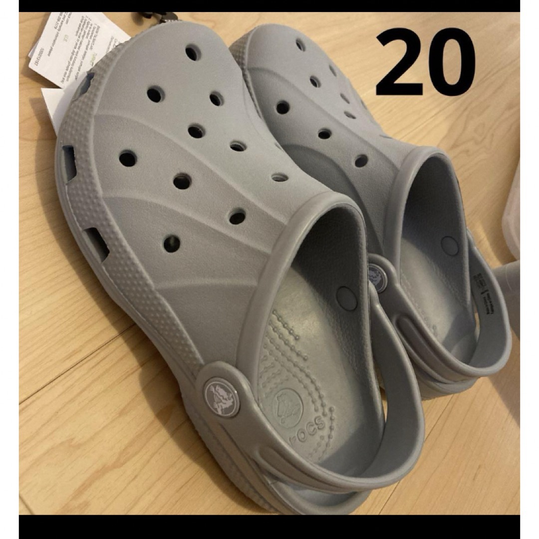 crocs(クロックス)のクロックス　20  レイレンキッズ　20 グレー  キッズ/ベビー/マタニティのキッズ靴/シューズ(15cm~)(サンダル)の商品写真